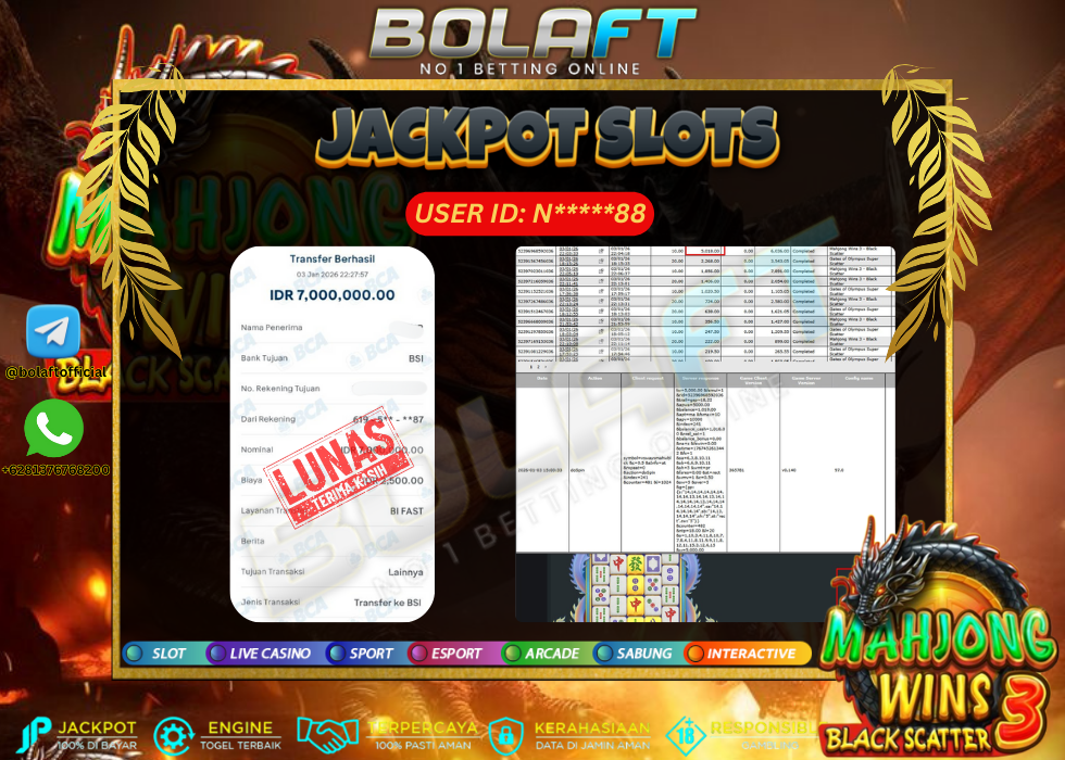 BOLAFT JACKPOT GAME SLOT