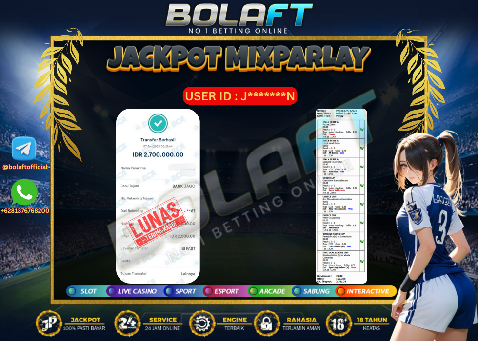 BOLAFT JACKPOT MIXPARLAY