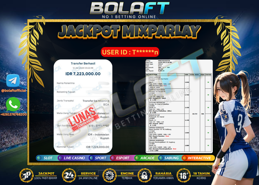 BOLAFT JACKPOT MIXPARLAY