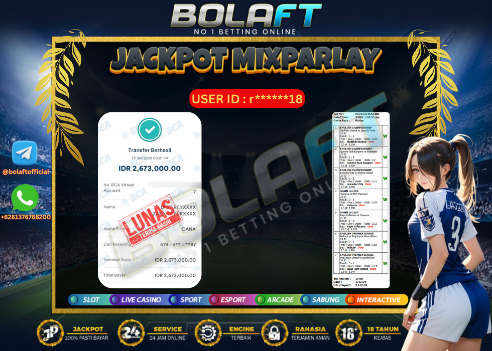 BOLAFT JACKPOT MIXPARLAY
