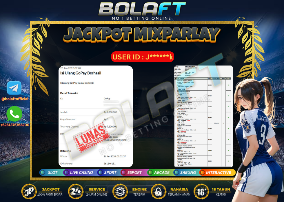 BOLAFT JACKPOT MIXPARLAY