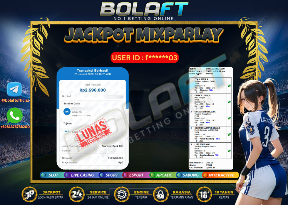 BOLAFT JACKPOT MIXPARLAY