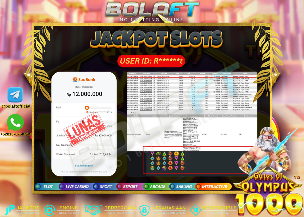 BOLAFT JACKPOT GAME SLOT