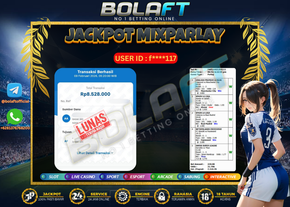 BOLAFT JACKPOT MIXPARLAY