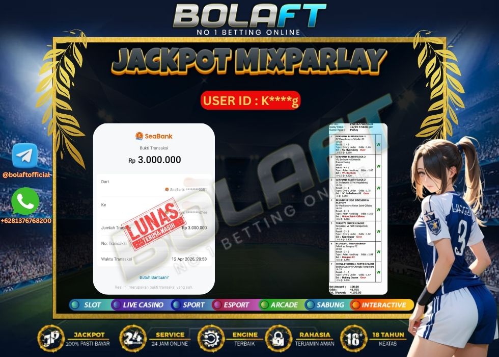 BOLAFT JACKPOT MIXPARLAY