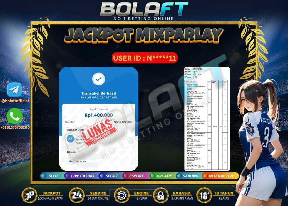 BOLAFT JACKPOT MIXPARLAY