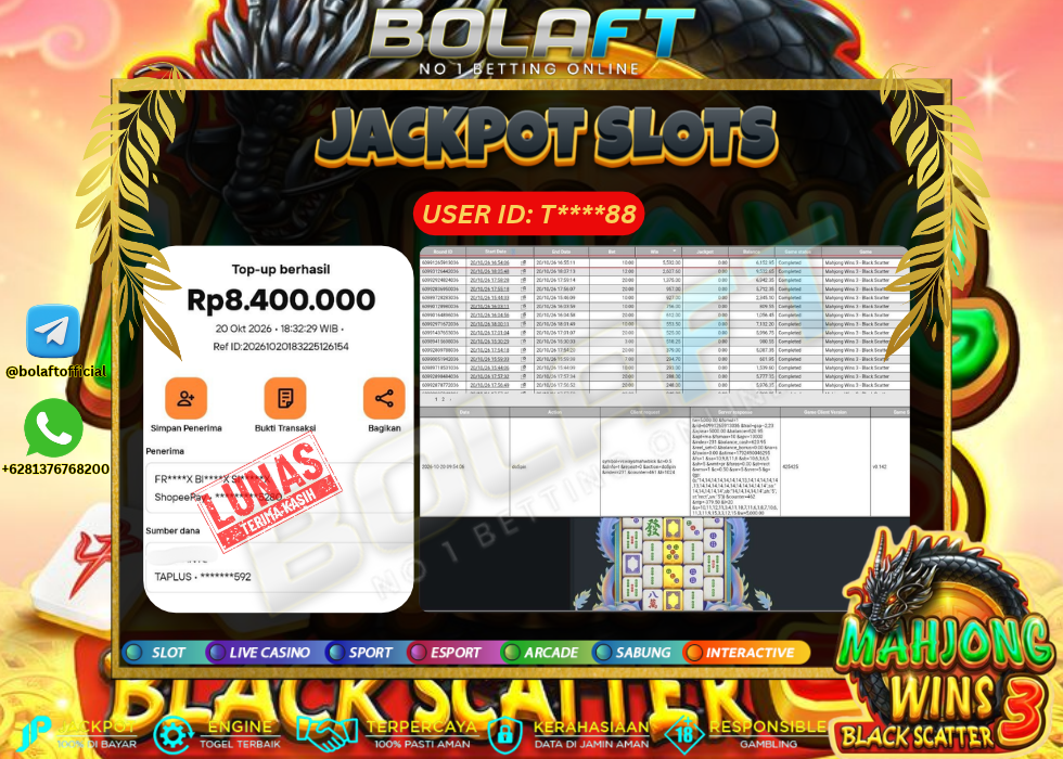 BOLAFT JACKPOT GAME SLOT