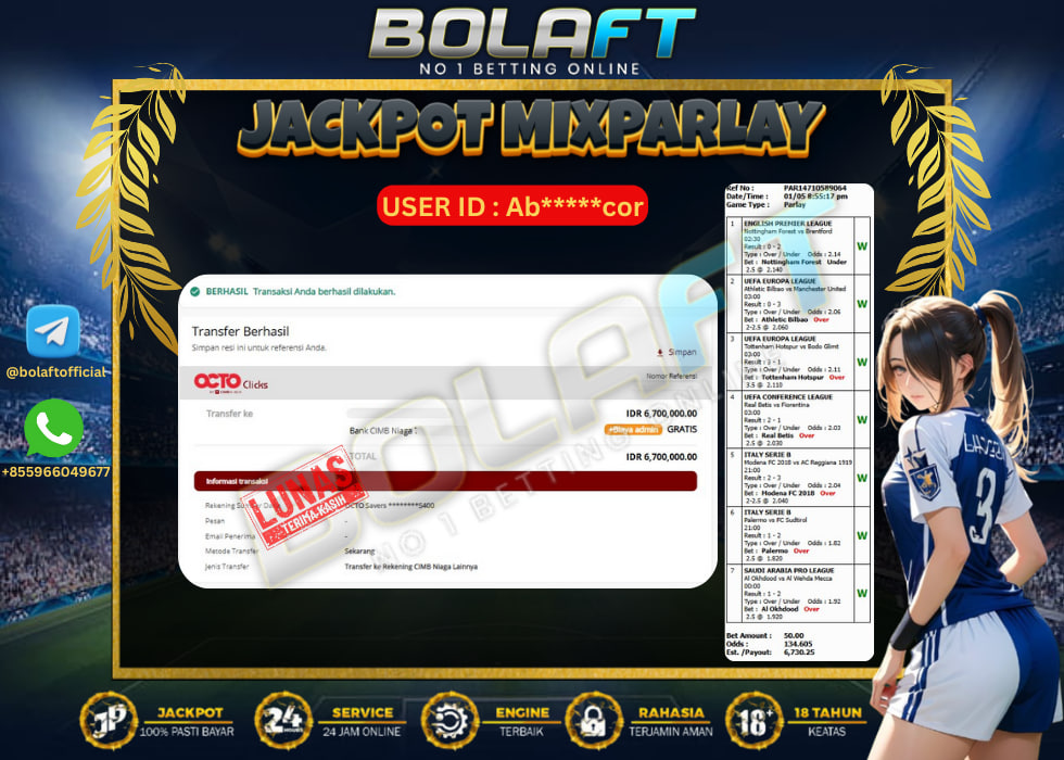 BOLAFT JACKPOT MIXPARLAY