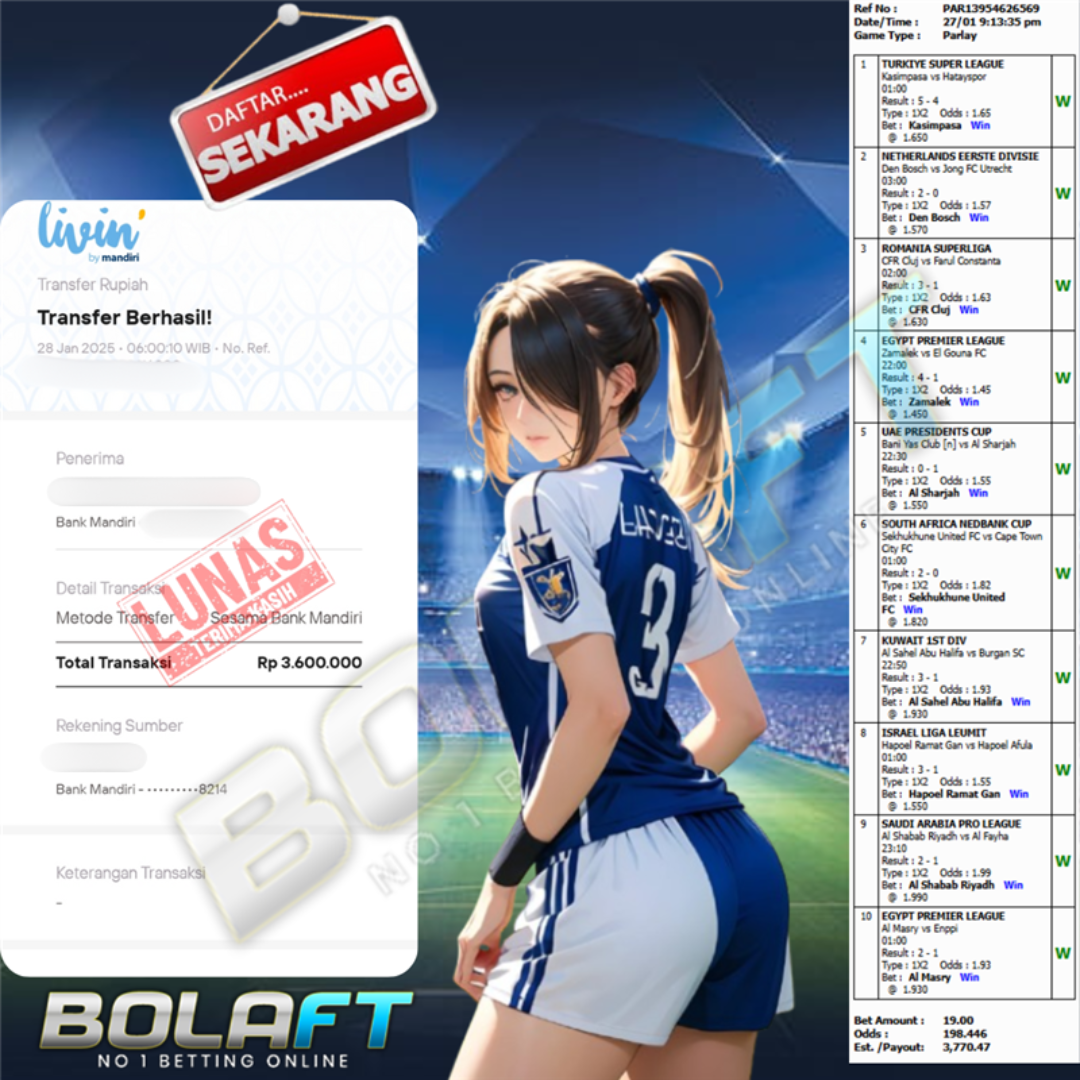 BOLAFT JACKPOT MIXPARLAY
