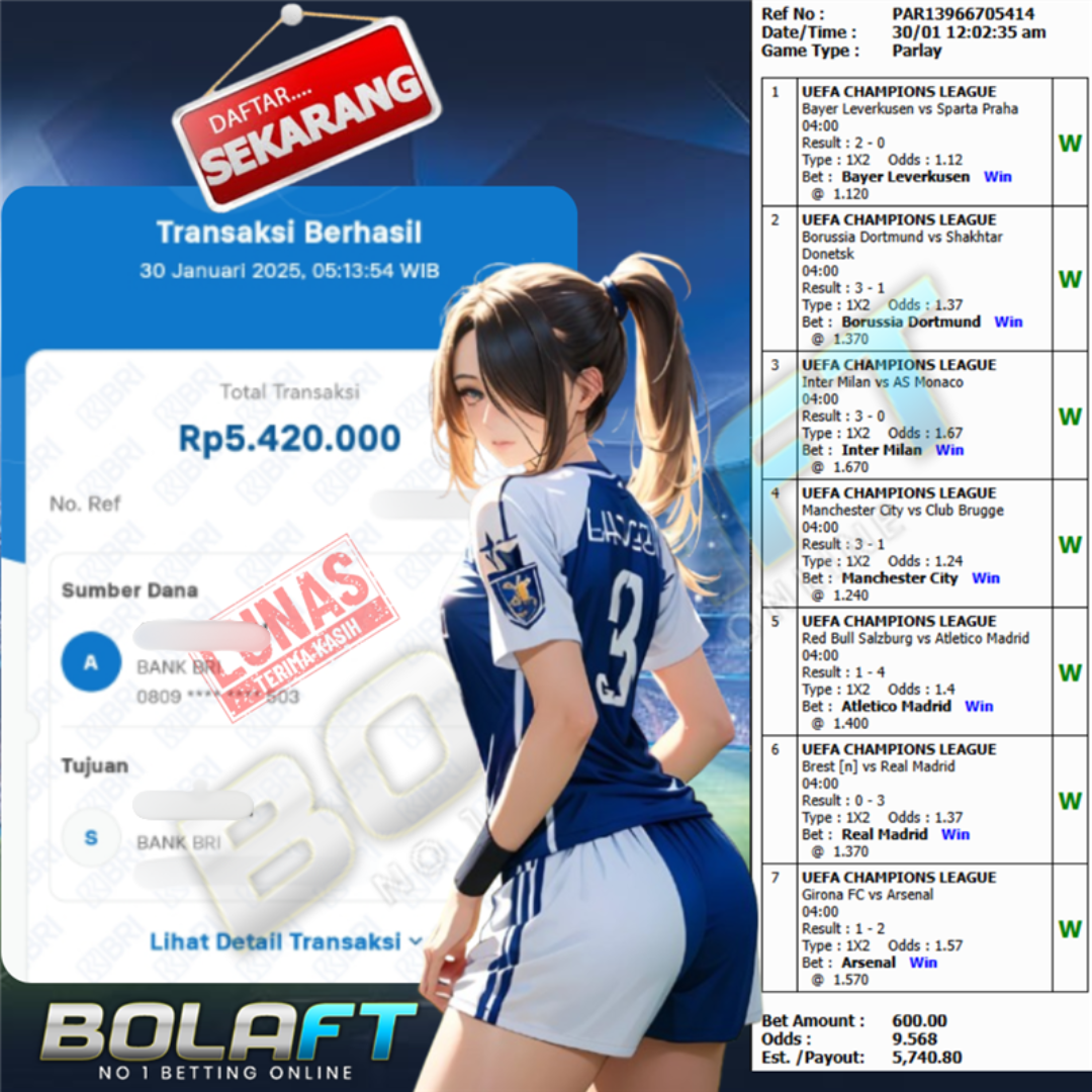 BOLAFT JACKPOT MIXPARLAY