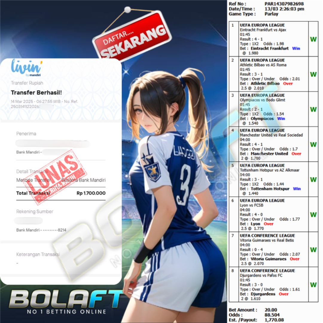 BOLAFT JACKPOT MIXPARLAY
