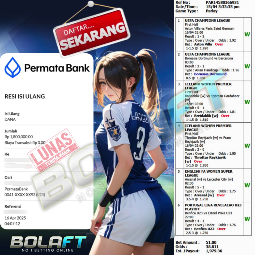 BOLAFT JACKPOT MIXPARLAY