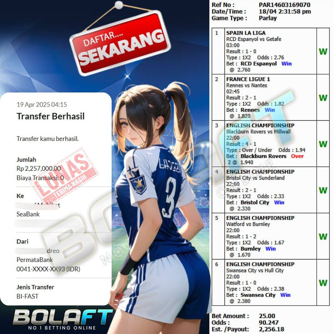 BOLAFT JACKPOT MIXPARLAY